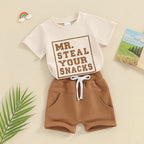 Mr. Steal Your Snacks T-shirt & Shorts