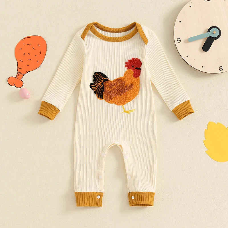 Ribbed Chicken Onesie