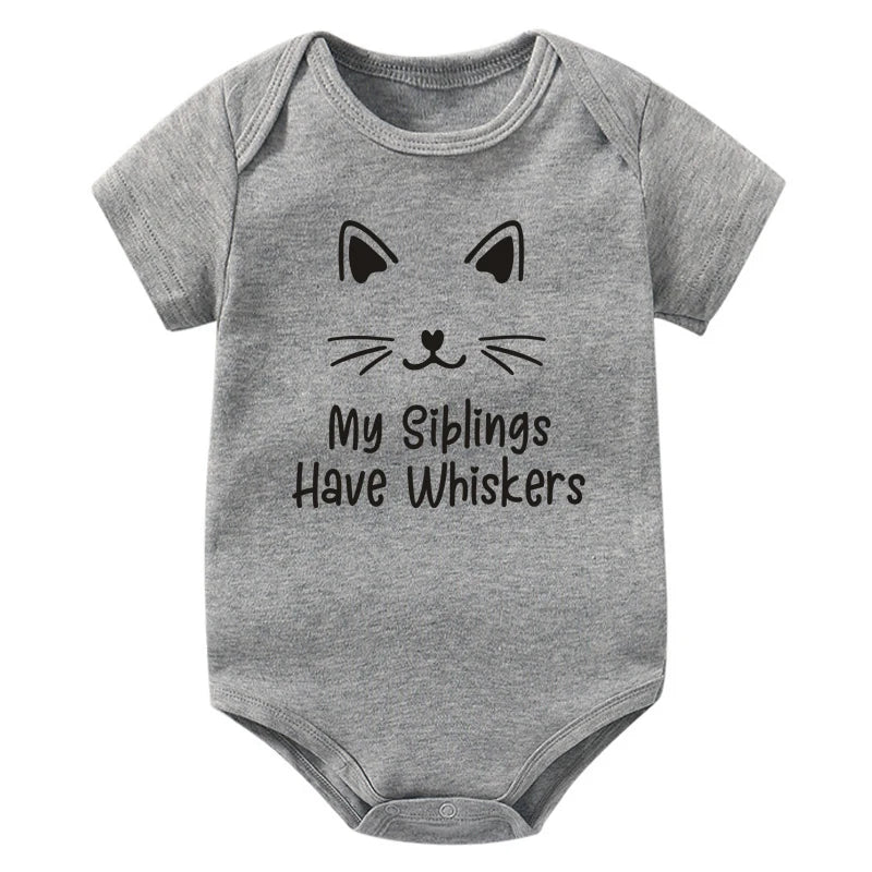 My Siblings Have Whiskers Cat Onesie