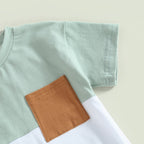 Two Tone Pocket Onesie