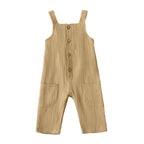 Solid Pocket River Romper