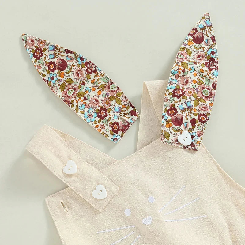 Floral Bunny Ear Easter Dress