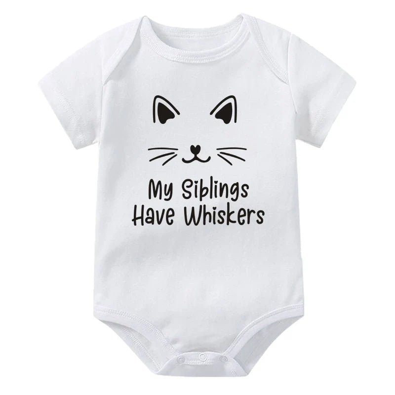 My Siblings Have Whiskers Cat Onesie