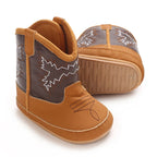 Baby Cowboy Boots – Embroidered First Walker Shoes
