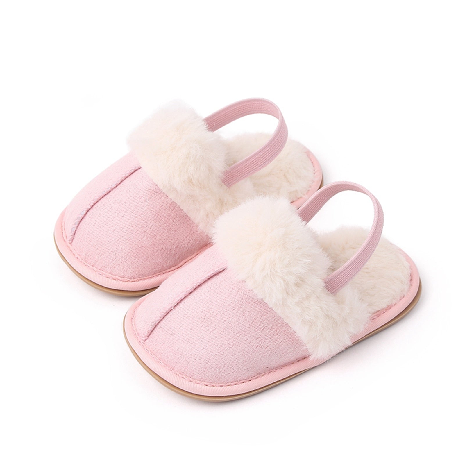 Plush Slip On Strap Shoes