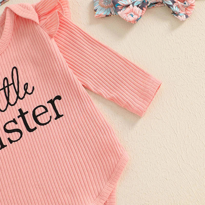 Little Sister 4 Piece Flower Outfit