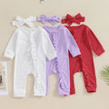 Ribbed Ruffles Onesie & Bow