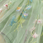 Little Sister Floral Mesh Tutu Dress