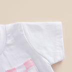 Checkered Pocket T-shirt & Shorts