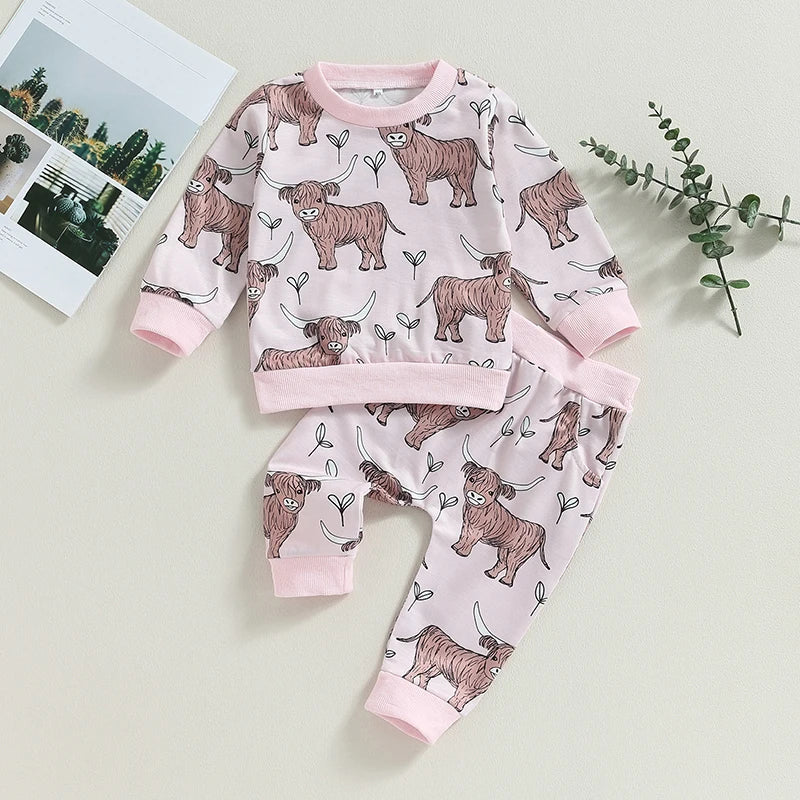 Highland Cow Jogger Set