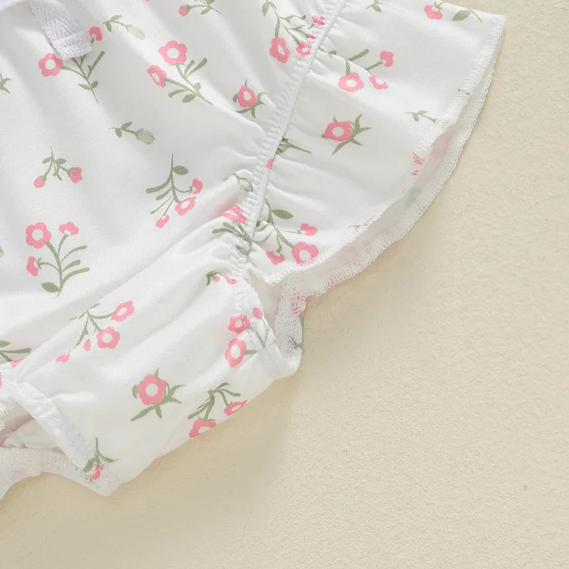 Flower Ruffles Summer Outfit