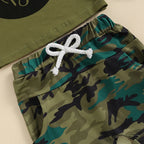 Auntie's Boy Camouflage T-shirt & Shorts