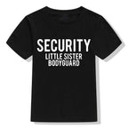 Matching Security Little Sister Bodyguard T-shirt and Onesie