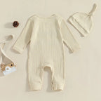 Ribbed Little Dude Onesie & Hat