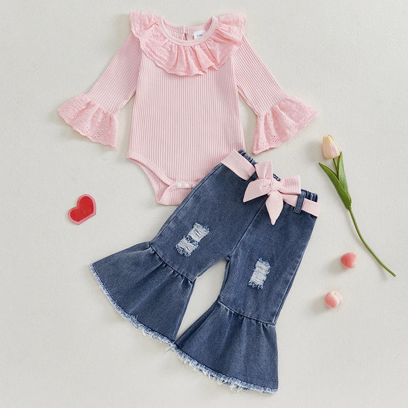 Lace Mika Bell Bottoms Outfit