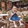 Denim Frilled Summer Jumpsuits