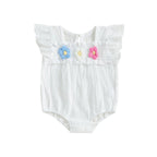 Flower Ruffle Romper