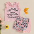 Floral Ruffled Attitude Outfit