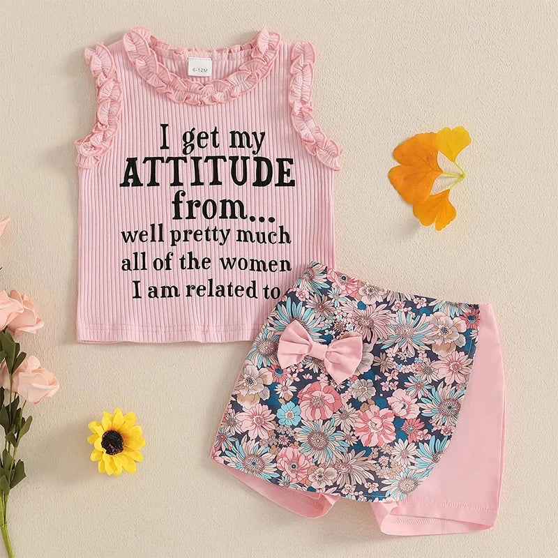 Floral Ruffled Attitude Outfit