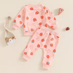 Sweet Strawberry Jogger Set