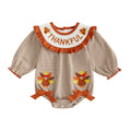 Baby Girl Thanksgiving Turkey Romper