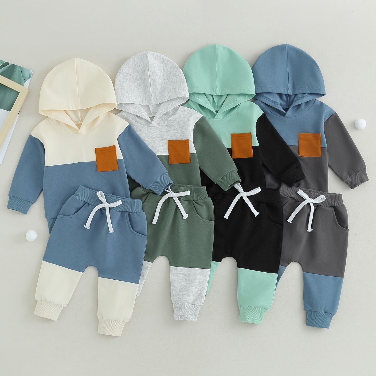 Two Tone Hoodie & Pants