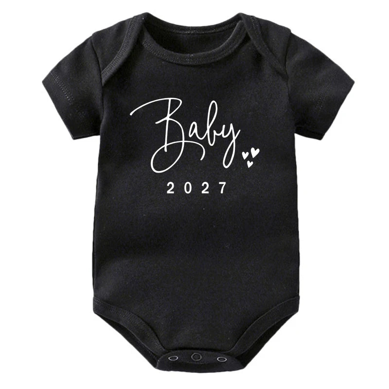 Coming Soon 2027 Baby Onesie
