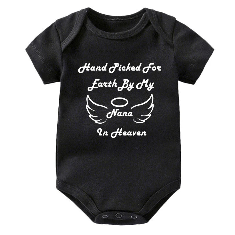 Hand Picked for Earth By My Nana in Heaven Onesie