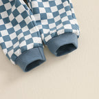 Checkered Zip Up Hoodie Outfit
