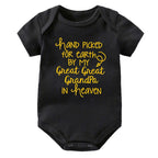 Hand Picked for Earth By My Great Great Grandpa in Heaven Onesie