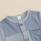 Striped Pocket Top & Shorts
