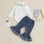 Lia Lace Bell Bottoms Outfit & Bow