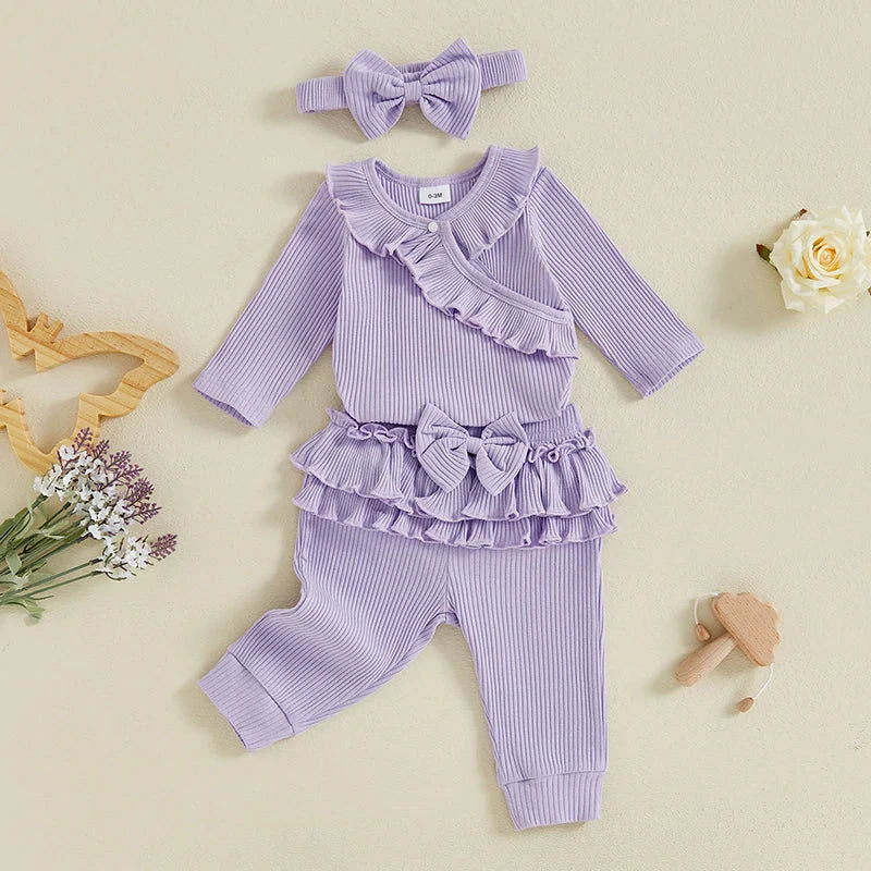 Precious Purple Ruffle Outfit