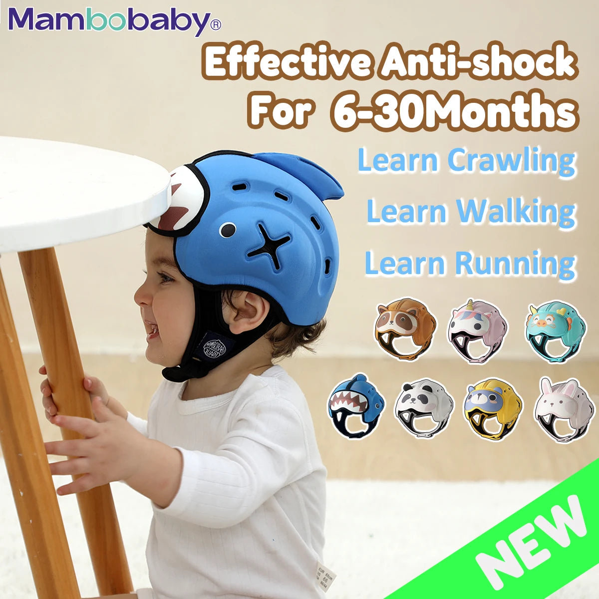 Safe Anti-Shock Baby Protector Helmet