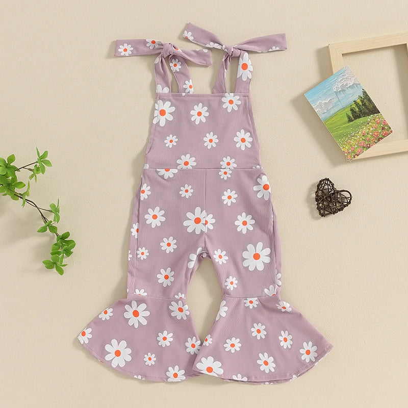 Daisy Belle Baby Girl Flare Jumpsuit 🌼