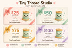 Give the Gift of Tiny Thread Studio 💕