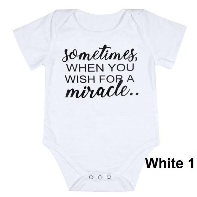 Twin Miracle Onesies