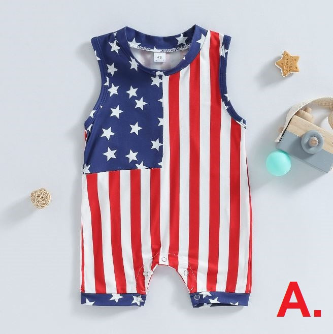 Stars & Stripes USA Romper