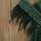 Floral Lace Feather Dress