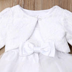 White Formal Lace Dress