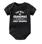 The Best Grandmas Get Promoted To Great Grandma Onesie
