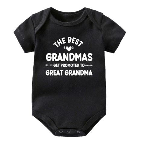 The Best Grandmas Get Promoted To Great Grandma Onesie