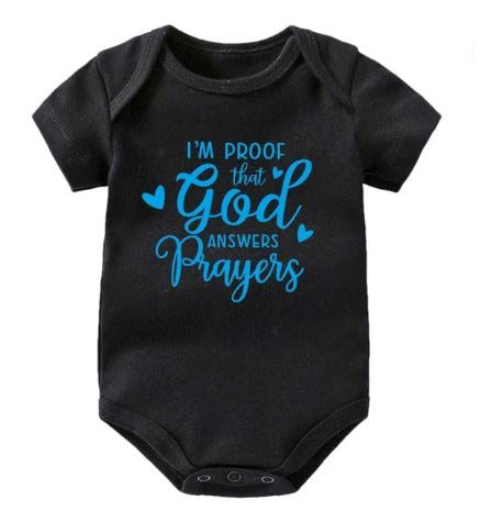 I'm Proof That God Answers Prayers Onesie