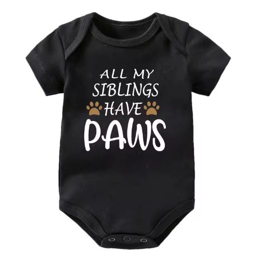 All My Siblings Have Paws Onesie