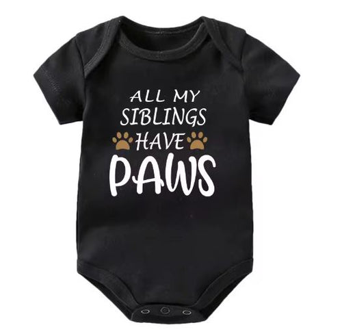 All My Siblings Have Paws Onesie