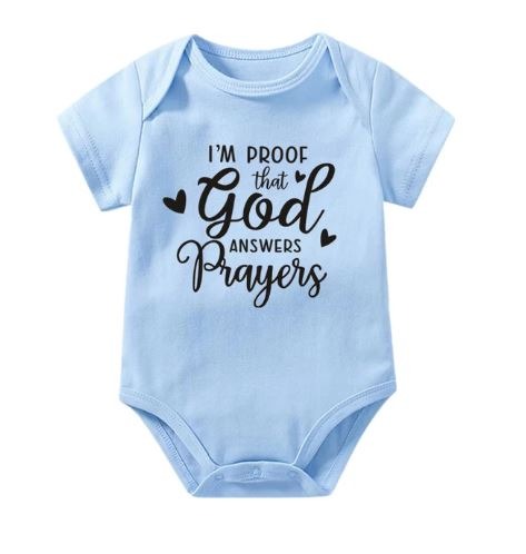 I'm Proof That God Answers Prayers Onesie