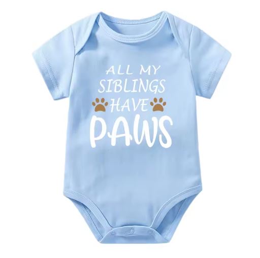 All My Siblings Have Paws Onesie