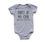 Party At My Crib Onesie (Multiple Colors)