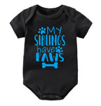 My Siblings Have Paws Cute Onesie