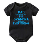 Dad Knows A Lot But Grandpa Knows Everything Onesie
